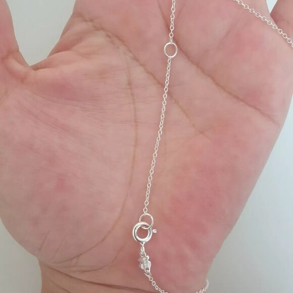 Tous Sterling Silver and Turquoise Necklace and Earrings Set - Picture 5 of 8